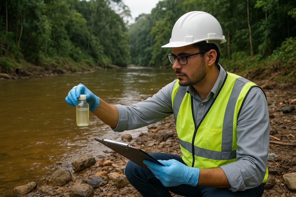 Perícias em contaminação de águas superficiais