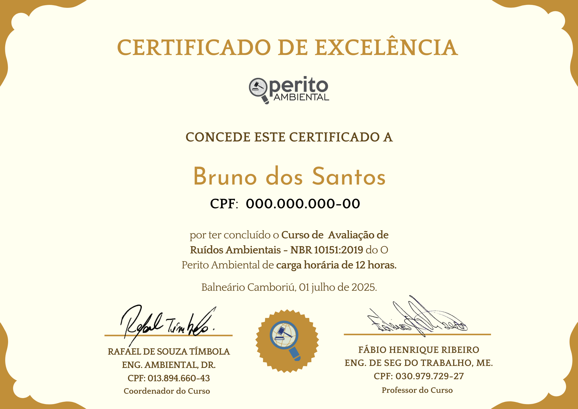 Curso de Avaliação de ruído Ambiental